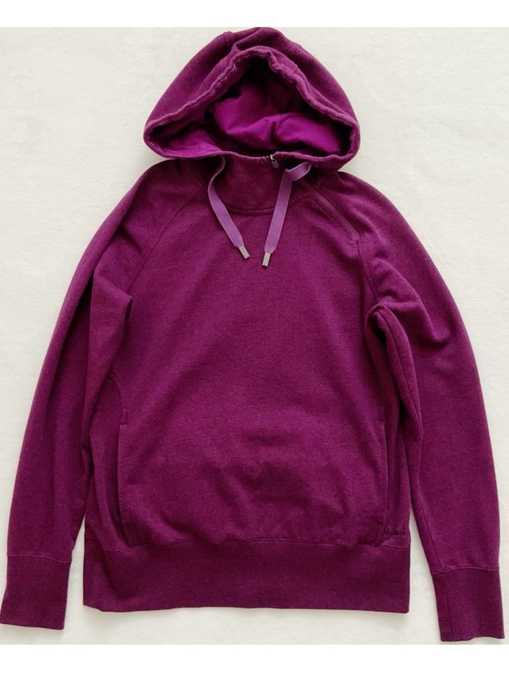 The North Face Women’s Asymmetrical Quarter Zip Hoodie Purple Medium - Picture 2 of 10